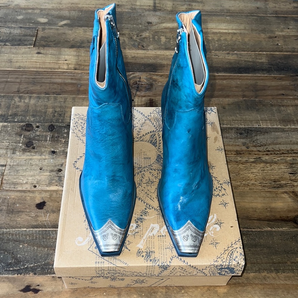 Free People Brayden Booties in Petrol